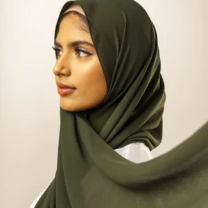 Malaysian Georgette Hijab- Basil